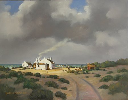 Oil on Stretched CanvasSize: (460x355x17)mmFrame: (545x444x38)mmSOLD 2015 (Attie Higgs SA)